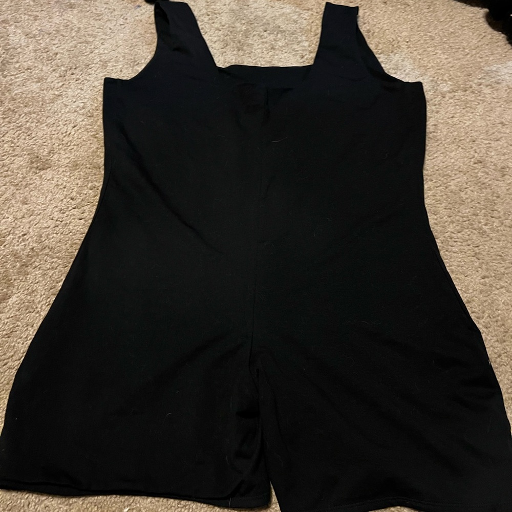 Express Black Sleeveless Jumpsuit